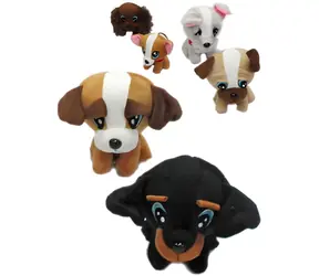 Plyšový psík Zlatíčko 20 cm / Plyšová hračka / veľké oči / 6 druhov / plyš / od narodenia