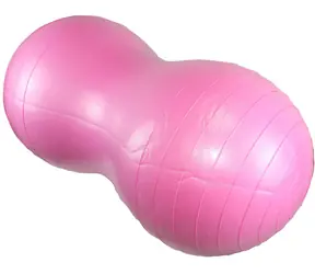 Merco Peanut ružová / Gymnastická lopta / Arašidový tvar / Plast