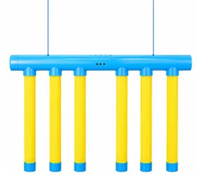 MERCO Falling Pins hra postrehová žltá / Padajúce tyčky / USB nabíjanie / 3 úrovne obtiažnosti