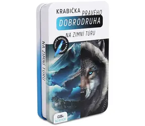 Albi Krabička pravého dobrodruha Na zimnú túru / 30 kariet / Núdzové svietidlá / Lupa