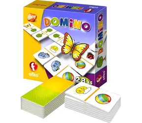 EFKO Domino baby / Spoločenská hra / 28 kartičiek / 2-4 hráči / od 2 rokov