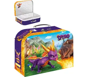 ARGUS Školský kufrík Spyro / Školský kufrík / Tvrdý kartón, kov / 35 x 23 x 10 cm