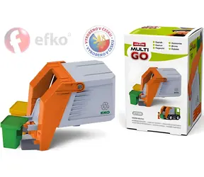 EFKO Herný doplnok Igráček Multi-GO Korba Smetiari / 2x popolnice / plast / od 2 rokov