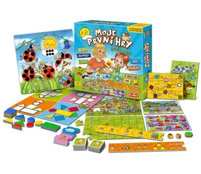 EFKO Súbor hier Moje prvé hry / Pexeso, puzzle a logické hry / od 3 rokov