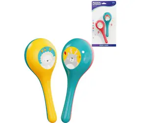 MADE Rumba guľa 2 ks zvieratká / Plast / 16 cm / od 3 rokov