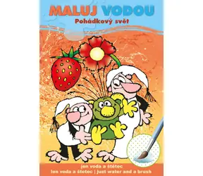 AKIM Omaľovánka Rozprávkový svet Zdenka Smetany / Maľuj vodou podľa farebných bodiek / A5