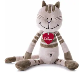 LUMPIN Mačka Kate béžová 38 cm / od 0 rokov