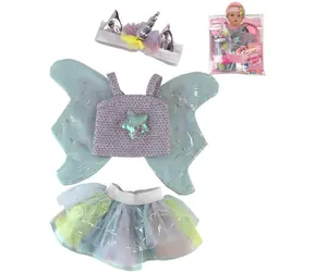 MAC TOYS PLEJO Oblečenie s krídlami pre bábiku 30-38 cm / Textil, plast / od 3 rokov