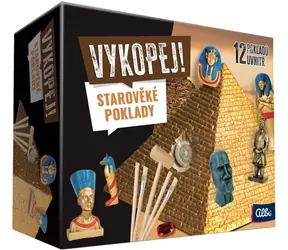 Albi Vykopaj! Staroveké poklady / Vedecká a vykopávková sada / 12 pokladov / od 6 rokov