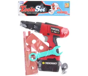 Orion Vŕtačka detská / Set s doplnkami / 18 cm / Na batérie / Plast