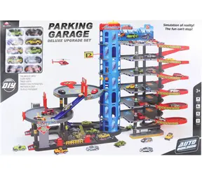 Orion Garáž parkovací dom 6 poschodí / Výťah / Heliport / 10x autíčko / od 3 rokov
