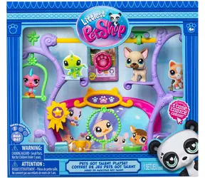Hasbro Herný set Littlest Pet Shop Zvieratká majú talent / 2 zvieratká + 5 doplnkov / zberateľská karta / od 4 rokov