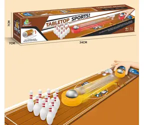 MERCO Stolová bowlingová hra / Rolovacie / 6 gulí / 1-4 hráči