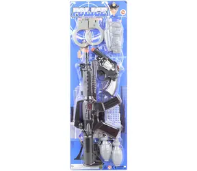 Orion Policajná sada s revolverom a doplnkami / Samopal, revolver, vysielačka, putá a granáty / Plast / od 3 rokov