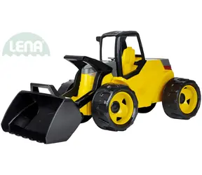 Lena Nakladač Giga Trucks žlto-čierna / 75 cm / plast / od 2 rokov