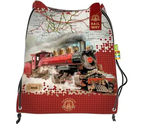 Argus Sťahovacie vrecko na prezuvky Vlak / Vrecko na chrbát / Polyester / 37 x 44 x 10 cm
