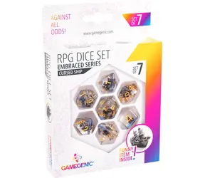 GAMEGENIC Sada RPG kociek Cursed Ship / 7 ks / D4-D20 / Embraced Series