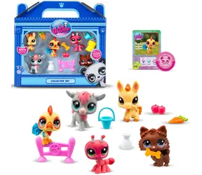 Hasbro Littlest Pet Shop Farma / Zvieratká 5 ks / 7 doplnkov / od 4 rokov
