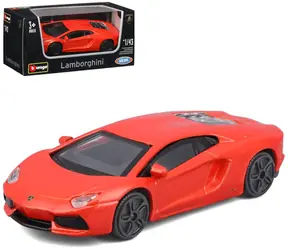 Bburago Auto Lamborghini Aventador LP 700-4 Street Fire / Oranžová metalíza / 1:43 / Kov / od 3 rokov