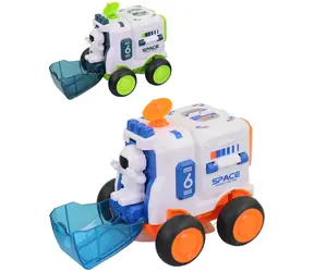 Vesmírne auto s kozmonautom / Autíčko na zotrvačník / Plast / Rozložiteľné / 2 farby / od 3 rokov