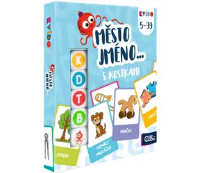 Albi Kvído Mesto, meno s kockami / Spoločenská hra / Počet hráčov: 2-6 / od 5 rokov