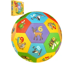 Albi Kvído Nafukovacia lopta Zvieratká / 7 hier / neoprén / 23 cm / od 3 rokov