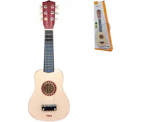 VIGA Drevená gitara prírodná / 54 cm / drevo, plast / od 3 rokov