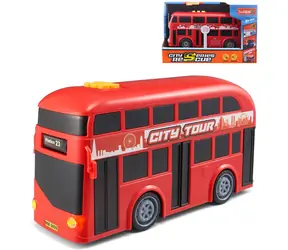 Orion Dvojposchodový autobus doubledecker červený 18 cm / Plast / Svetlo a zvuk / od 3 rokov