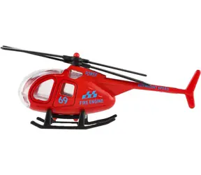 TEDDIES Záchranársky vrtuľník / Hračka / Kov a plast / Viac farieb / 10 cm / Od 3 rokov