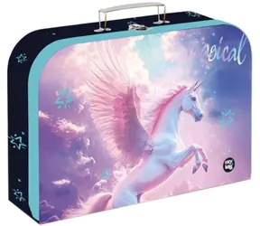OXYBAG Kufrík Pegas / Detský kufrík / lamino / 34 × 23 × 10 cm