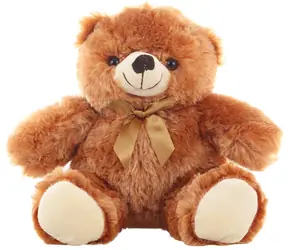 Orion Plyšový medveď hnedý s mašľou 33 cm / Plyšák / Plyš / od 0 mesiacov