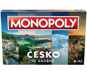 Hasbro Dosková hra Monopoly Česko je krásne / Doba hrania 1-3 hodiny / Počet hráčov 2+ / od 8 rokov