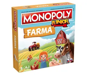 Hasbro Monopoly Junior Farma CZ / Dĺžka hry: 30-60 minút / Počet hráčov: 2-4 / od 5 rokov