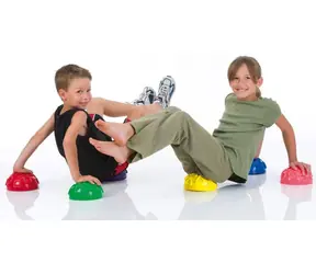 MERCO Foot masážna balančná podložka čierna / O 16 cm / výška 8,5 cm / nosnosť 120 kg / plast