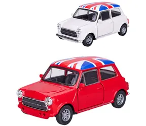 Welly Model auta Mini Cooper 1300 UK / Model auta / kov a plast / spätné natiahnutie / 10,5 cm / od 3 rokov