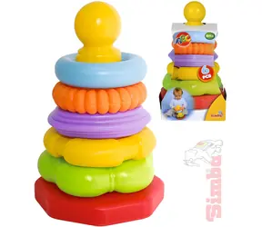 Simba Navliekacia pyramída / 20 cm / 5 krúžkov / od 6 mesiacov