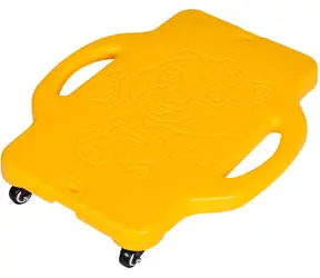 MERCO Surf Scooter Board s madlami žltý / Pohybová doska / plast / 50x11x58 cm / od 3 rokov