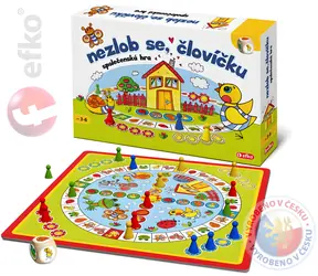 EFKO Spoločenská hra Človeče, nehnevaj sa! / 2-4 hráči / 20-40 min / od 3 rokov
