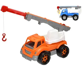 Auto žeriav plastový 36 cm / Žeriav / Výsuvné a otočné rameno / 2 farebné varianty / od 3 rokov
