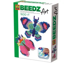 SES Creative Zažehľovacie korálky Beedz Art motýľ a chrobák / 1600 ks / od 12 rokov