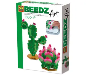 SES Creative Zažehľovacie korálky Beedz Art kaktus / 1600 ks / od 12 rokov