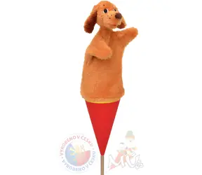 MORAVSKÁ ÚSTREDŇA Kornútový maňuška Pes / 53 cm / Textil / od 3 rokov
