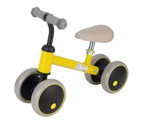 SPARKYS Balančné odrážadlo žlté / Štvorkolesové / Nosnosť 30 kg