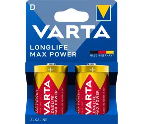 Varta Longlife Max Power D / Batéria / LR20 / 2 ks / blister