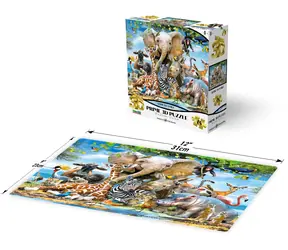 Prime 3D Puzzle Africký úsmev / 63 dielikov / 3D efekt / od 6 rokov