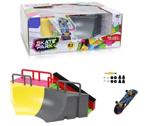 SPARKYS Skatepark modulárny 6v1 / Sada ramp pre fingerboard / od 6 rokov