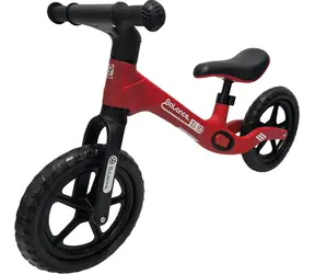 SPARKYS Odrážadlo Balance Bike červeno-čierna / od 2 rokov / 12 palcové kolesá