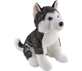 SPARKYS Plyšový pes Husky sediaci 25 cm / Plyš