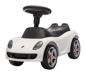 Buddy Toys Odrážadlo Porsche Carrera GT biela / licencia Porsche / nosnosť 25 kg / 1,5-5 rokov