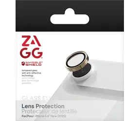 ZAGG InvisibleShield Premium Camera zlatá trblietka / Ochrana šošoviek fotoaparátu / Apple iPhone Air / Tvrdené sklo